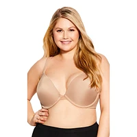 Avenue Plus Basic Plunge Wire-Free Bra