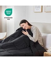 Premium Quilted All Season Goose Down Alternative Comforter with Corner Tabs