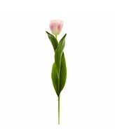 Slickblue Charming Tulip Artificial Flower for Vibrant Decor (Set of 8)