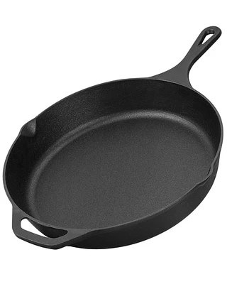 Zulay Kitchen Pre-Seasoned Cast Iron Skillet 12 Inch
