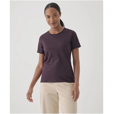 Pact Women's Organic Cotton Softspun Crew Neck Tee