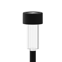 Set Of 12 Stainless Steel Led Solar Landscape Lights, Weather Resistant Outdoor Powered Lights For Pathway, Garden, & Yard