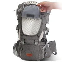 Sunveno 3 1 Ergonomic Baby Carrier with Hip Seat for Newborns and Toddlers 20 lbs Up Large Weight Capacity All Season Use