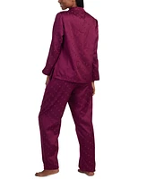 Miss Elaine Women's 2-Pc. Notched-Collar Pajamas Set