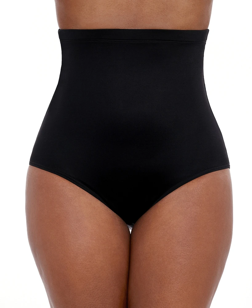 Miraclesuit Women's Solid Super High Waist Swim Brief