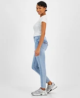 Dollhouse Juniors' Flap-Pocket Skinny Jeans