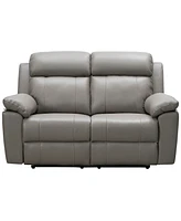 Abbyson Living 63" Leather Manual Reclining Loveseat