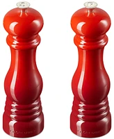 Le Creuset 8" Salt and Pepper Mill Set, Flame