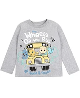 CoComelon Baby Boys Jj Kitty [SizeRangeDescription1] 2 Pack Long Sleeve Graphic T-Shirts [SizeDescription1]