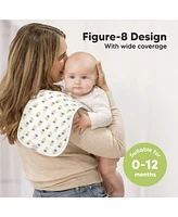 5pk Urban Baby Burp Cloths, Organic Burping Cloth for Babies, Rags Girls, Boys