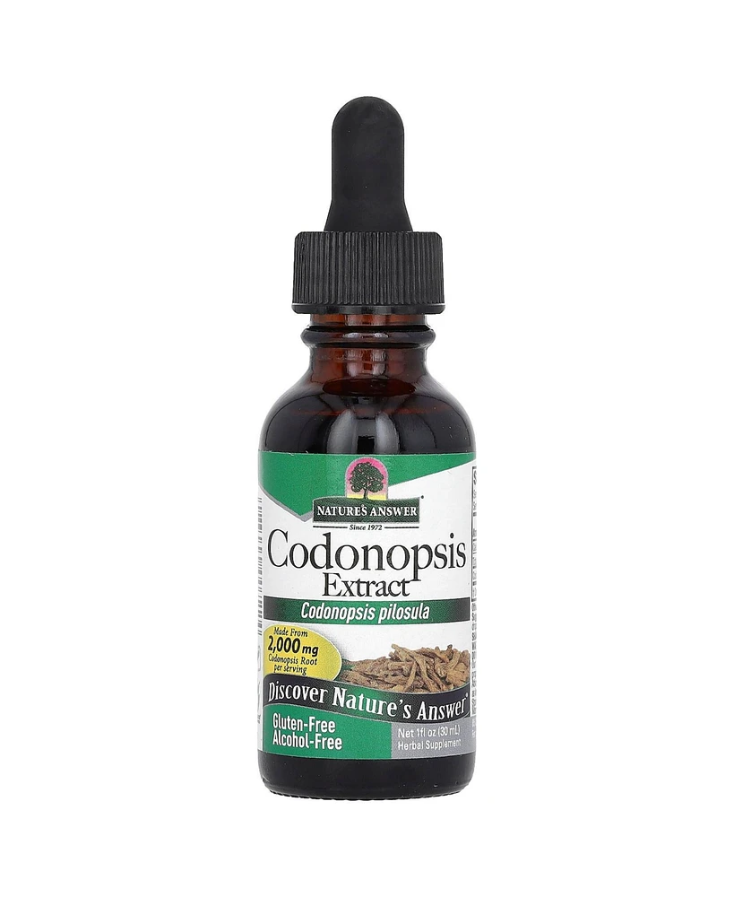 Nature's Answer Codonopsis Extract Alcohol-Free 2 000 mg