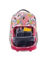 J World Sunrise 18" Kids Rolling Backpack