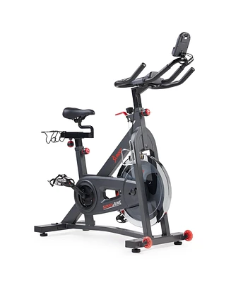 Sunny Health & Fitness Smart Pro Indoor Cycling Exercise Bike, Felt Resistance and Belt Drive with Bluetooth Connectivity and SunnyFit App