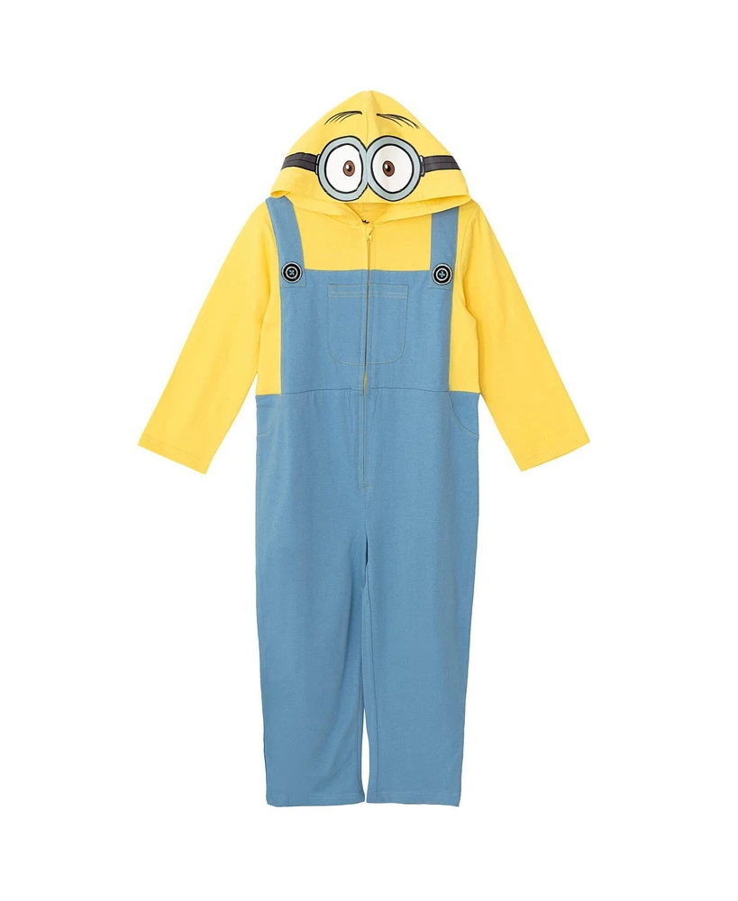 Despicable Me Little Boys Minions Zip Up Costume Coverall to