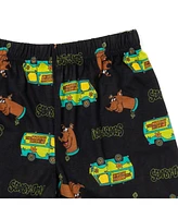 Scooby-Doo Boys Scooby Doo Daphne Fred Velma Pajama Shirt and Shorts Sleep Set to