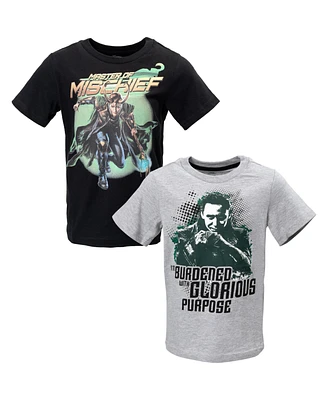 Marvel Boys Avengers 2 Pack T-Shirts