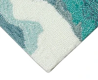 Liora Manne' Capri Wave 2'x8' Runner Area Rug