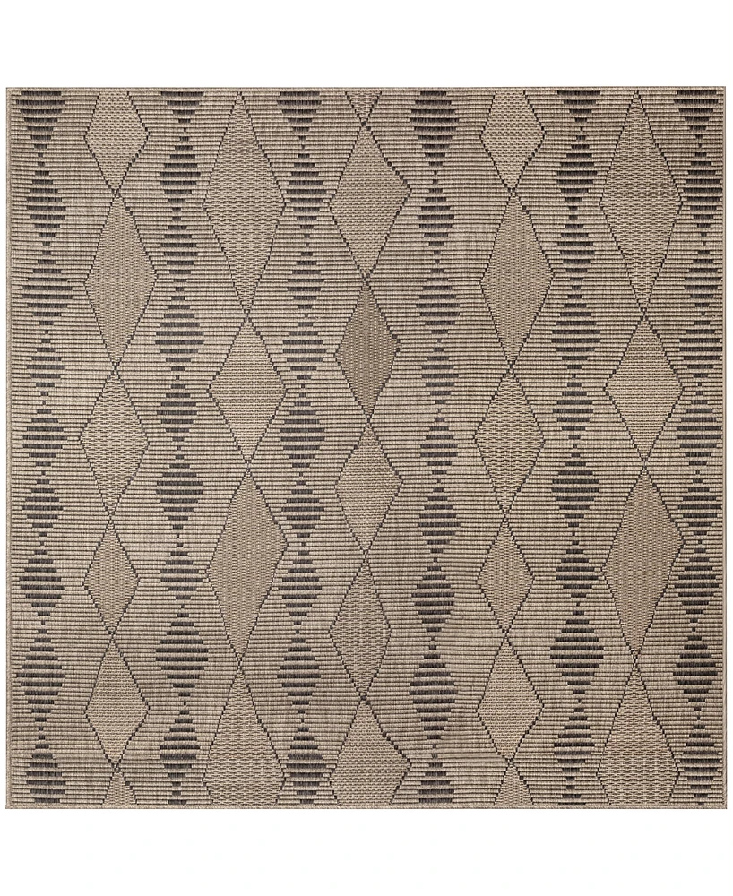 Liora Manne' Monaco Diamonds 7'10"x7'10" Square Area Rug