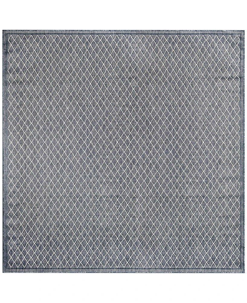 Liora Manne' Carmel Diamonds 7'10"x7'10" Square Area Rug
