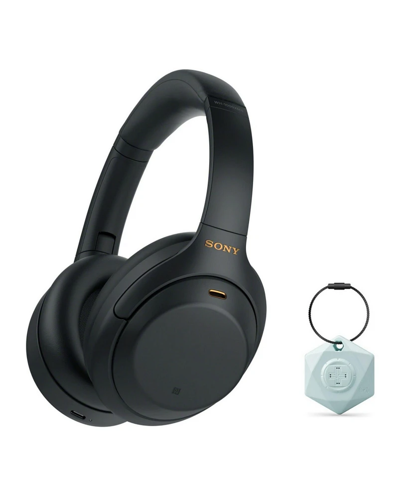 Sony Wh-1000XM4 Wireless Noise Canceling Over-Ear Headphones Bundle with Finder