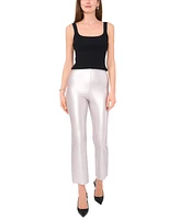 Vince Camuto Women's Metallic Pull-On Flared-Leg Pants