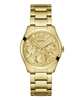 Guess Women's Multi-Function Gold Stainless Steel Watch 38mm