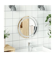 vidaXL Led Bathroom Mirror 15.7" Round