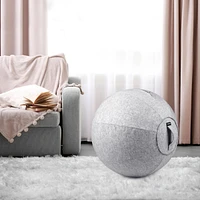 Bintiva Stability Ball with Felt Cover - 65cm