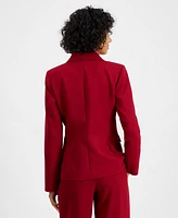 Tahari Asl Women's Single-Button Peak-Lapel Blazer