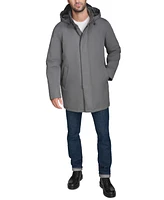 Cole Haan Men's Rain Coat with Removable Hood