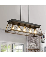 Streamdale Furniture Modern Rustic Chandeliers for Dining Room and Kitchen