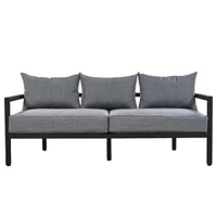 Outdoor Steel Sofa Set, Waterproof and Anti-uv