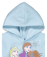 Frozen Girls Elsa Princess Anna Olaf Hoodie and Leggings Outfit Set