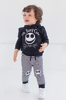 Nightmare Before Christmas Toddler Boys Jack Skellington Fleece Pullover Hoodie and Pants Outfit Set