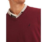 Nautica Men's Navtech Classic-Fit Solid V-Neck Sweater