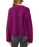 1.state Women's Crew Neck Raglan Wide-Sleeve Sweater