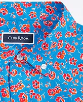 Club Room Men's Adina Floral Poplin Long-Sleeve Button-Down Shirt, Created for Macy's