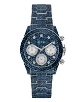 Guess Women's Multi-Function Blue Steel Watch 38mm