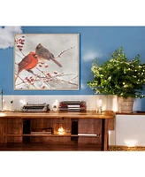 Slickblue Cardinal Print – Festive Artwork for Holiday and Winter Decor