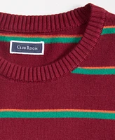 Club Room Men's Prep Stripe Sweater, Created for Macy's