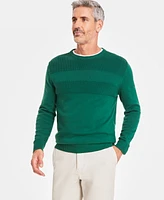 Club Room Men's Textured Cotton Sweater, Created for Macy's