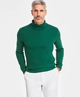 Club Room Men's Textured Cotton Turtleneck Sweater, Created for Macy's