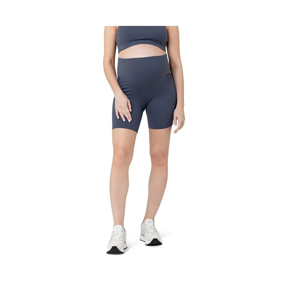 Ripe Maternity Maternity Ripe Tempo Active Bike Short Blue Steel