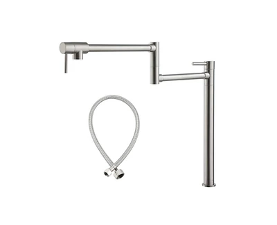 Casainc 1.8 Flow Pot Filler Kitchen Faucet with 2 Handle