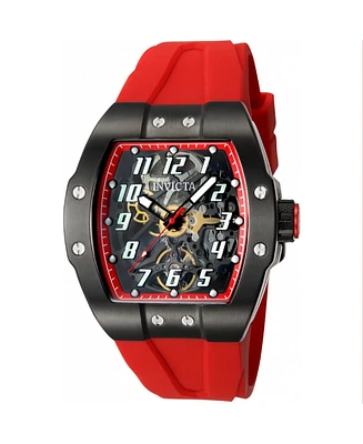 Invicta Men's 44649 Jm Correa Automatic 3 Hand Red, Transparent Dial Watch