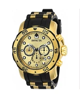 Invicta Men's Pro Diver Quartz Multifunction Gold Dial Watch