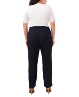 Vince Camuto Plus Moss Crepe Wide-Leg Pants