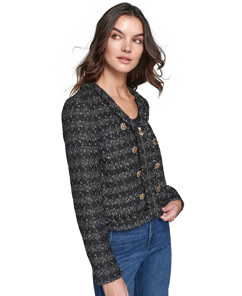 Karl Lagerfeld Paris Women's Tweed Jacket