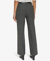 Calvin Klein Women's Belted Wide Leg Pants