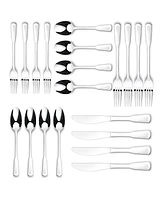Ornative Yesenia Satin 45 Piece Flatware Set, Service for 8